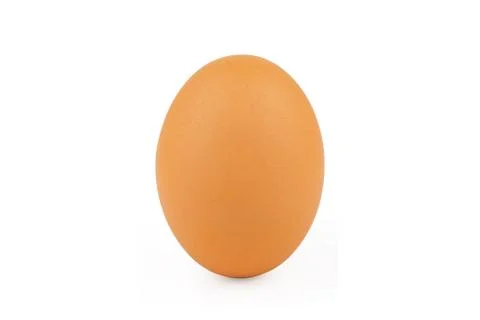 Chicken egg isolated on white background with clipping path. Stock-Fotos