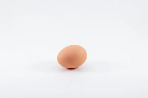 Chicken egg isolated on white background Stock Photos