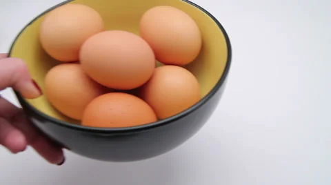 Chicken egg lay Stock Footage 49735860