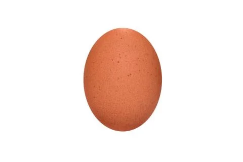Chicken egg on a white background, Easter. Foto stock
