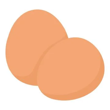 Chicken eggs icon, isometric style Illustrazione stock