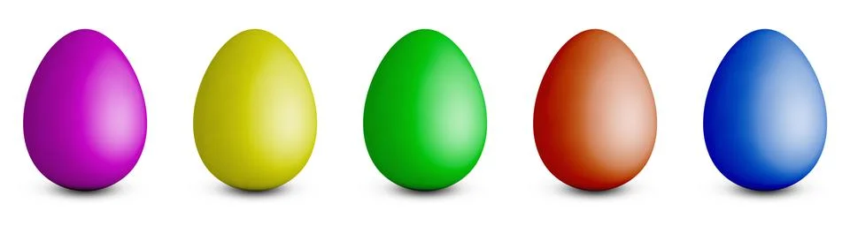The Chicken eggs Stock Illustration