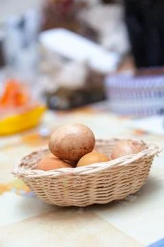 Chicken eggs Stock Photos