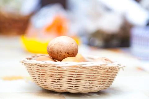 Chicken eggs Stock Photos