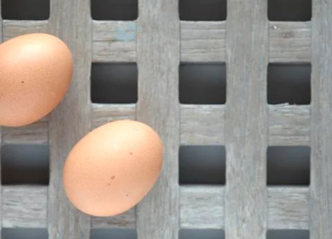 Chicken eggs Fotos de archivo