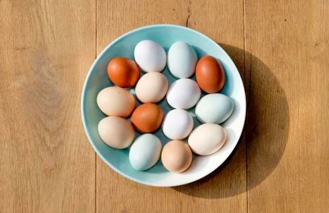 Chicken eggs Stock Photos