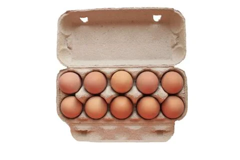 Chicken eggs. Stock Photos