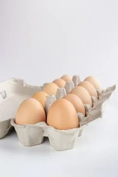 Chicken eggs Stock Photos