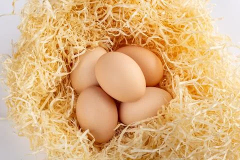 Chicken eggs Stock Photos