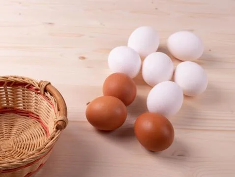 Chicken eggs Stock Photos