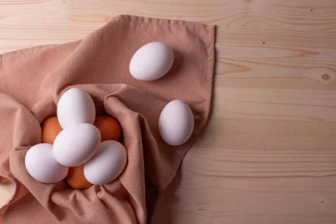 Chicken eggs Stock Photos