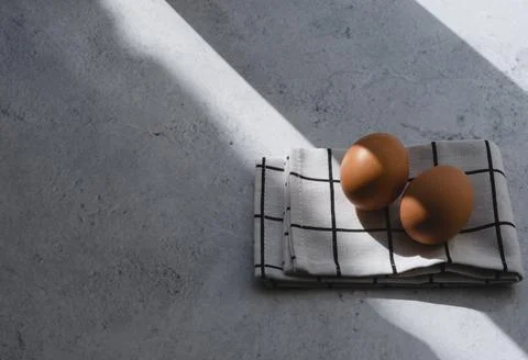 Chicken eggs Foto stock