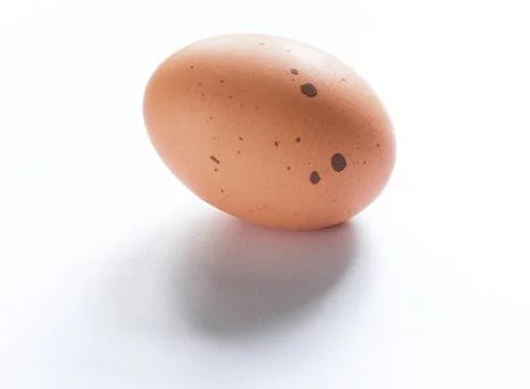 Chicken eggs on a white background. Concept: market, eggs, food Stock Photos