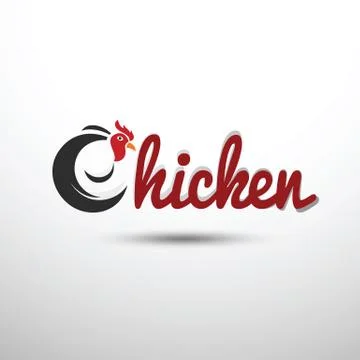 Chicken emblem Stock Illustration