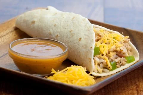 Chicken enchilada Stock Photos