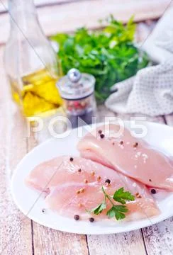Chicken fillet Stock Photos