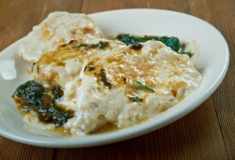Chicken Florentine Foto stock