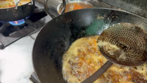 Chicken fried Stock Footage 324510701