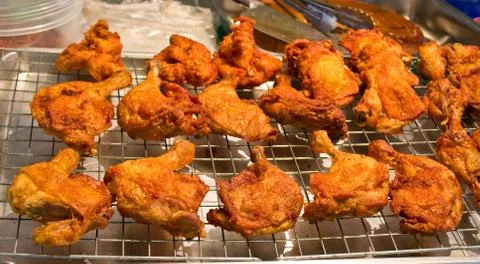 Chicken fried 스톡 사진