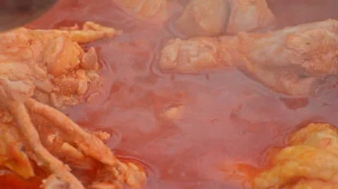Chicken goulash Stock Footage 49882169
