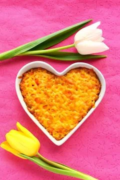 Chicken gratin Stock Photos