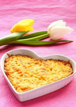 Chicken gratin Stock Photos