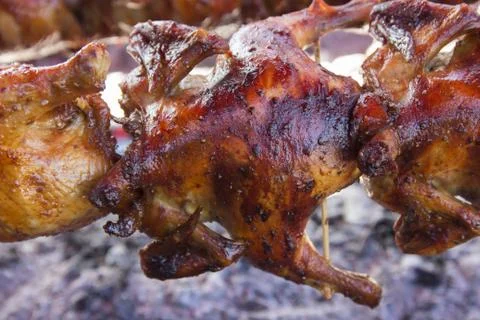 Chicken grilled Stock Photos