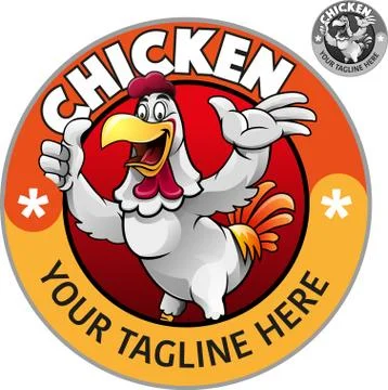 Chicken happy Stock Illustration