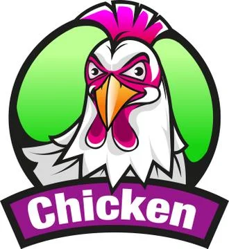 Chicken head Stock Illustration