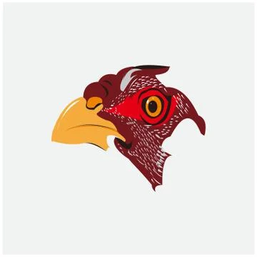 Chicken head Stock Illustration