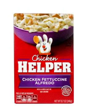 Chicken Helper box 库存照片