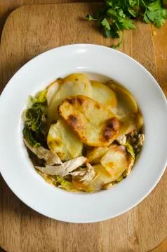 Chicken hotpot Stock Photos