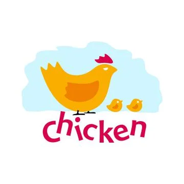 Chicken icon Stock Illustration