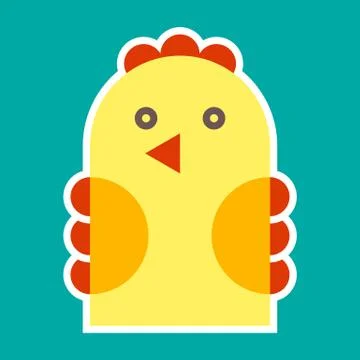 Chicken illustration Stock Illustration