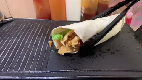 Chicken kebab,, Video stock 269271292