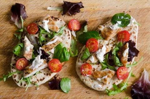 Chicken kebabs Stock Photos