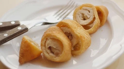 Chicken Kiev Stock Footage 79832505