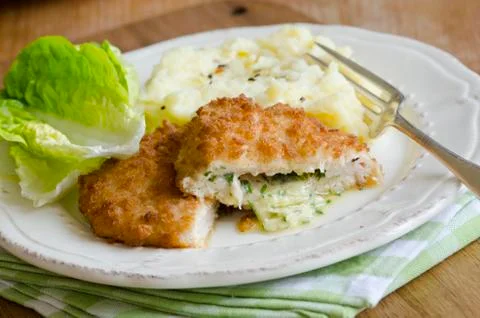 Chicken kievs Stock Photos