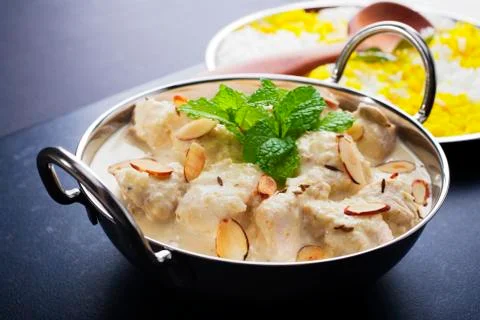 Chicken korma curry Stock Photos