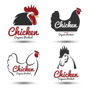 Chicken label Stock Illustration