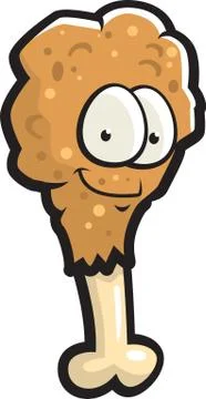 Chicken leg Stock Illustration