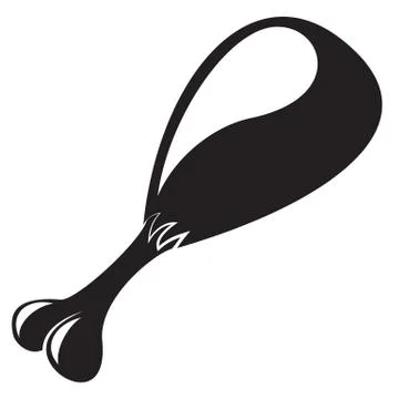 Chicken leg Stock Illustration