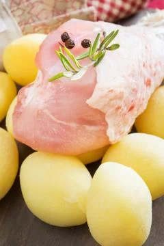 Chicken leg Stock Photos