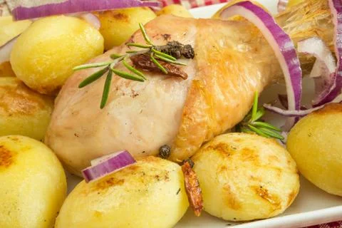 Chicken leg Stock-Fotos