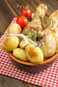 Chicken leg Stock Photos