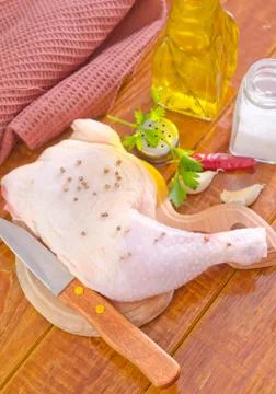 Chicken leg Stock Photos