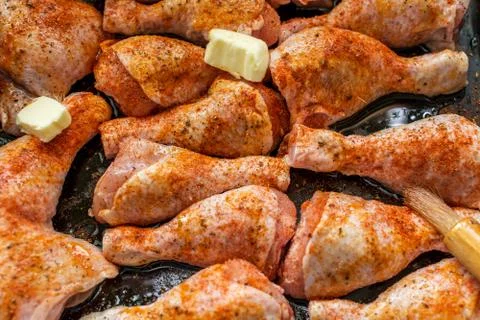 Chicken legs Stock Photos