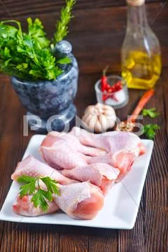 Chicken legs Stock Photos