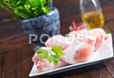 Chicken legs Stock Photos