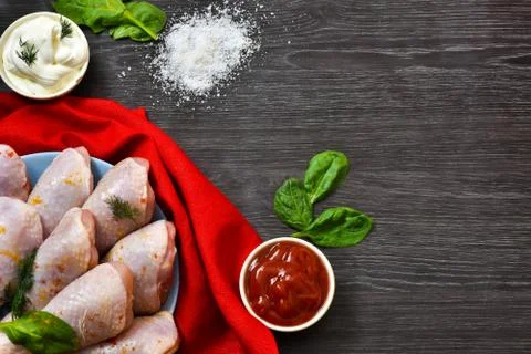 Chicken legs Stock Photos